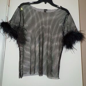 Mesh Sparkle Top